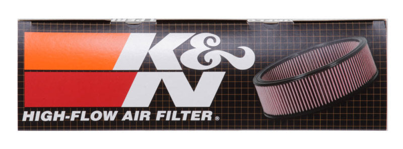K&N Engineering Air Filters - Drop In K&N Custom Round Air Filter 14in OD 12in ID 4in Height