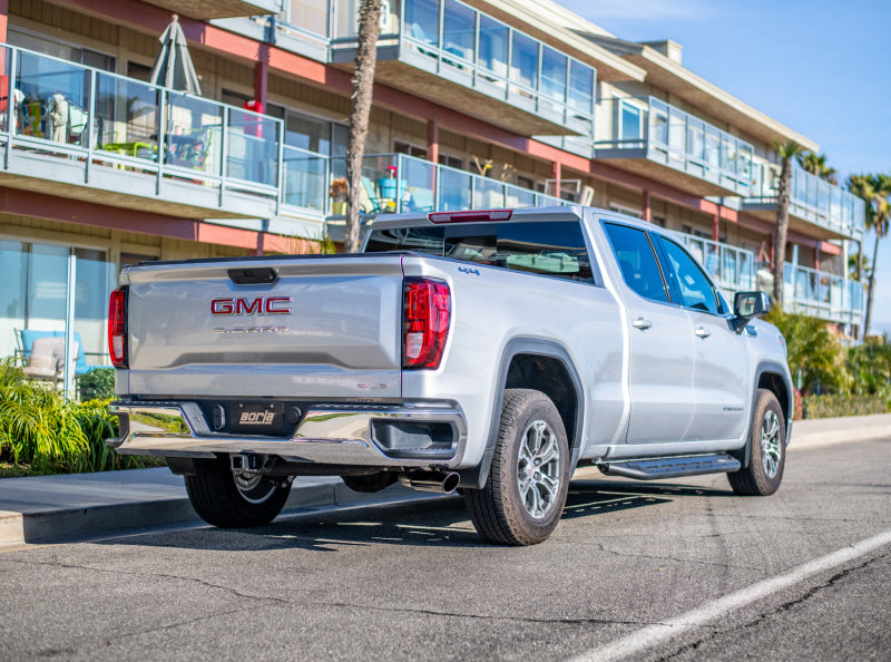 Borla Catback Borla S-Type Cat-Back 19-20 Chevrolet Silverado Side Exit Exhaust - Black Chrome Tip