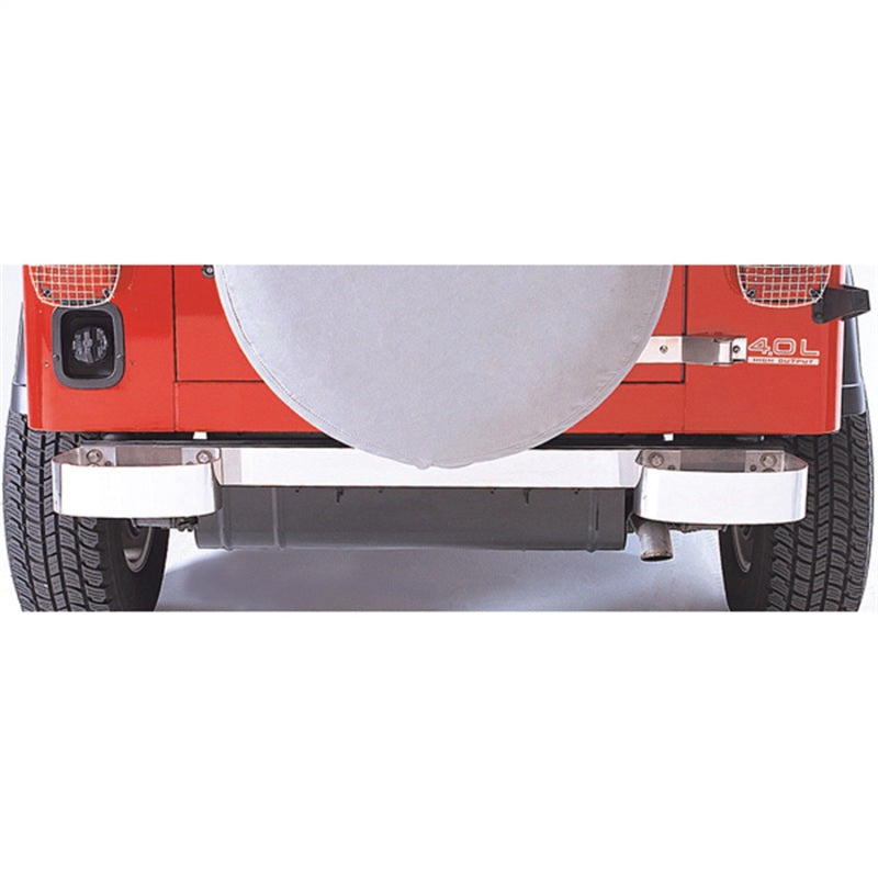 Rugged Ridge Bumpers - Steel Rugged Ridge 76-95 Jeep CJ / Jeep Wrangler Stainless Steel Rear Bumperettes