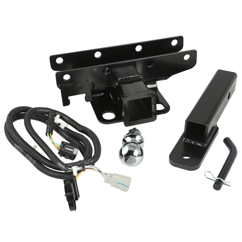 Rugged Ridge Hitch Accessories Rugged Ridge Hitch Kit with Ball 2 inch 07-18 Jeep Wrangler JK