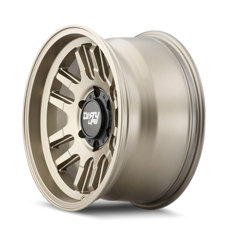 Dirty Life Wheels - Cast Dirty Life 9310 Canyon 17x9 / 6x139.7 BP / 0mm Offset / 106mm Hub Satin Gold Wheel