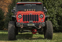 Load image into Gallery viewer, Rugged Ridge Bumpers - Steel Rugged Ridge 07-18 Jeep Wrangler JK Arcus Front Bumper Set w/Tray &amp; Hooks