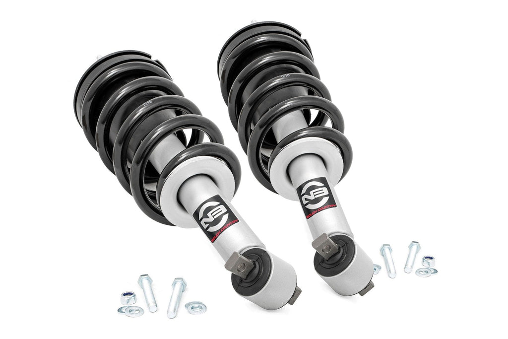 Rough Country Suspension Strut Loaded Strut Pair 2 Inch Level 14-20 Chevy Suburban 1500/Tahoe Rough Country - 501096_A