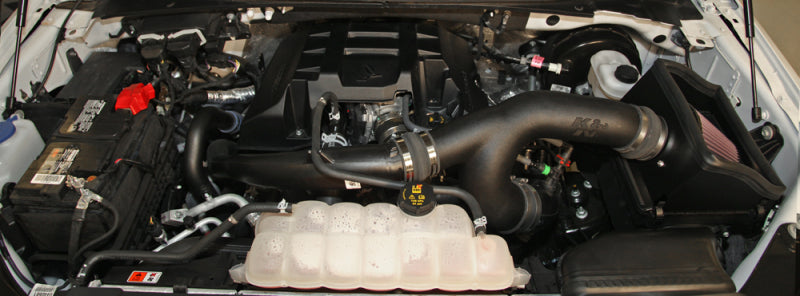 K&N Engineering Cold Air Intakes K&N 15-16 Ford F-150 2.7L V6 F/I Aircharger Intake Kit