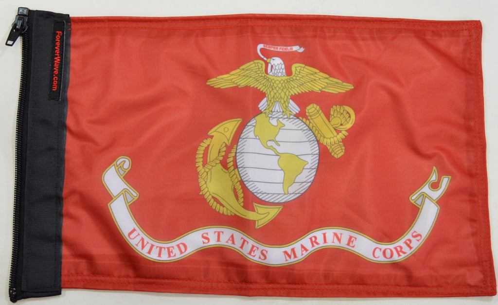 Forever Wave Military Car Flags Marines Flag Forever Wave - 5015