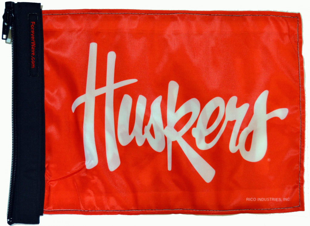 Forever Wave NCAA/College Car Flags Nebraska Flag Forever Wave - 5018