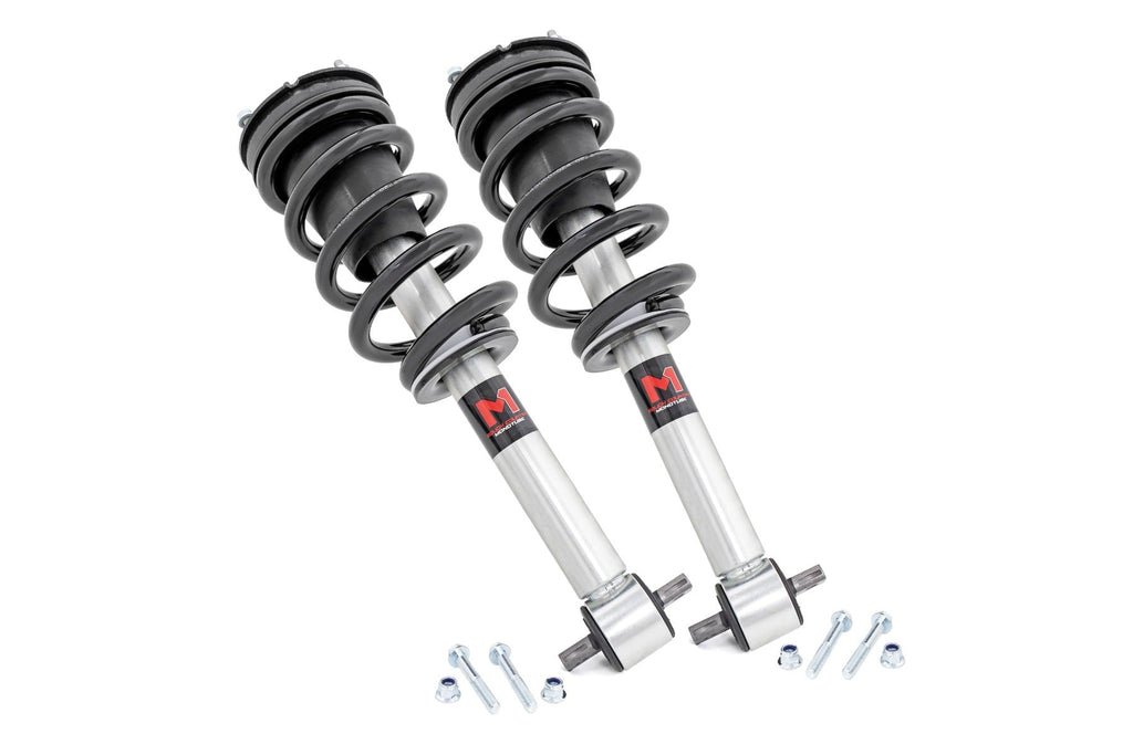Rough Country Suspension Strut M1 Loaded Strut Pair 7 Inch Non Adjustable Chevy/GMC 1500 and SUV (14-18) Rough Country - 502060