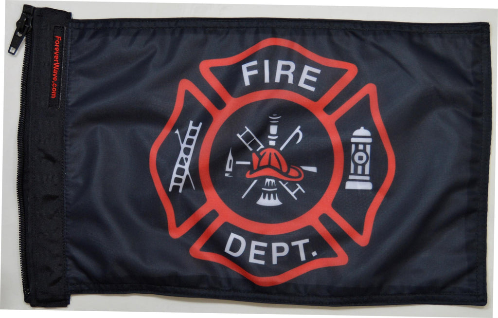 Forever Wave Specialty Car Flags Fire Department Flag Forever Wave - 5041