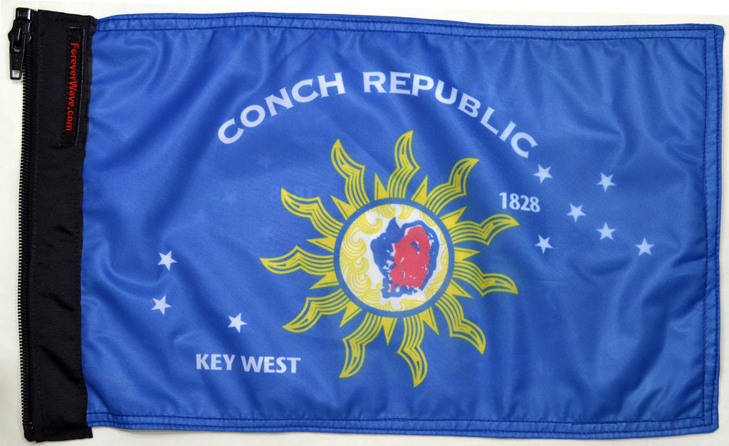 Forever Wave Specialty Car Flags Conch Republic Flag Forever Wave - 5043