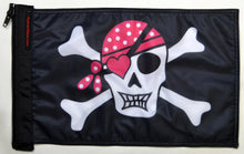 Load image into Gallery viewer, Forever Wave Pirate Car Flags Pink Pirate Flag Forever Wave - 5047