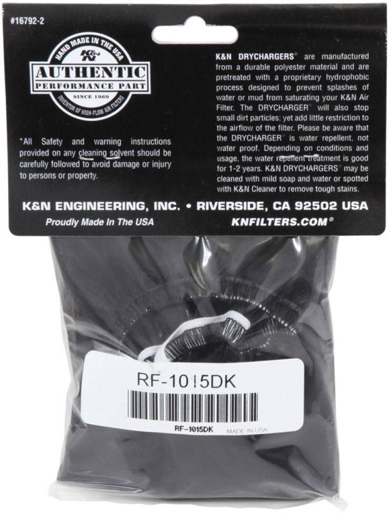 K&N Engineering Pre-Filters K&N Air Filter Wrap Drycharger - Black