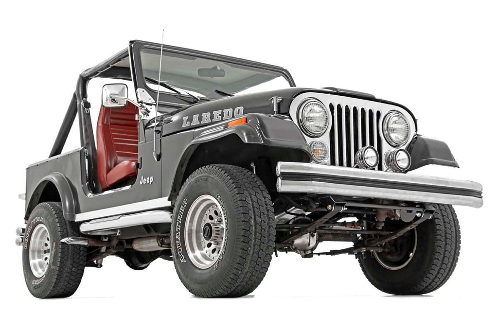 Rough Country Leaf Spring Shackle Kit Jeep Shackle Reversal Kit 76-83 Jeep CJ Rough Country - 5059