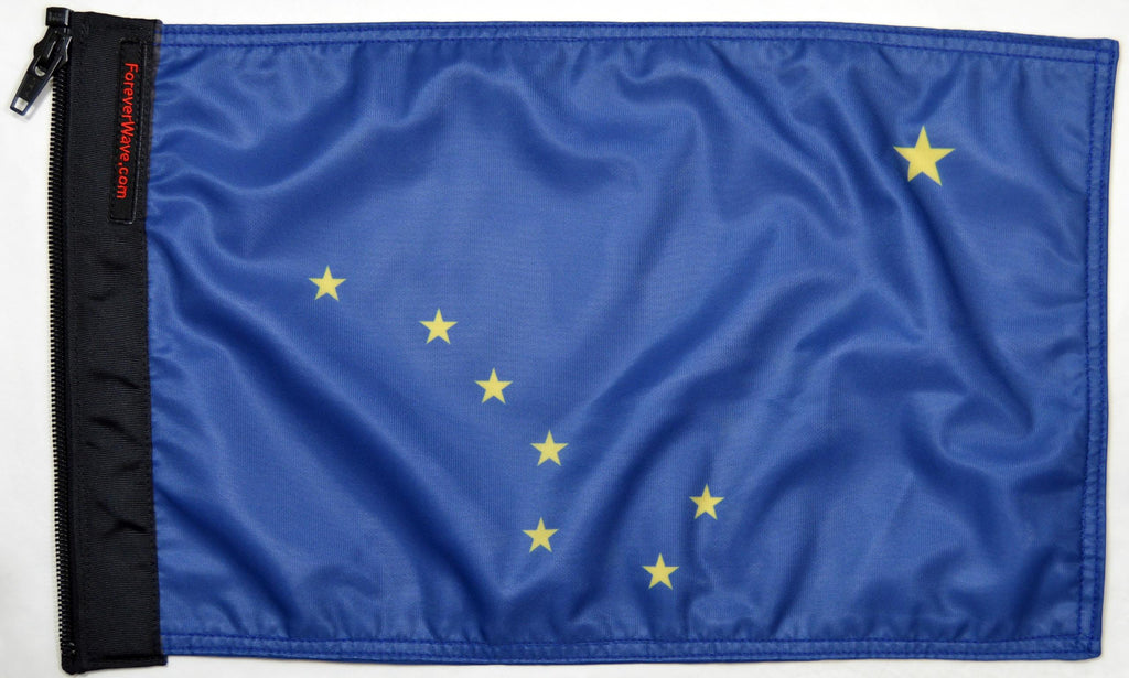 Forever Wave State Car Flags State Flag Alaska Forever Wave - 5063