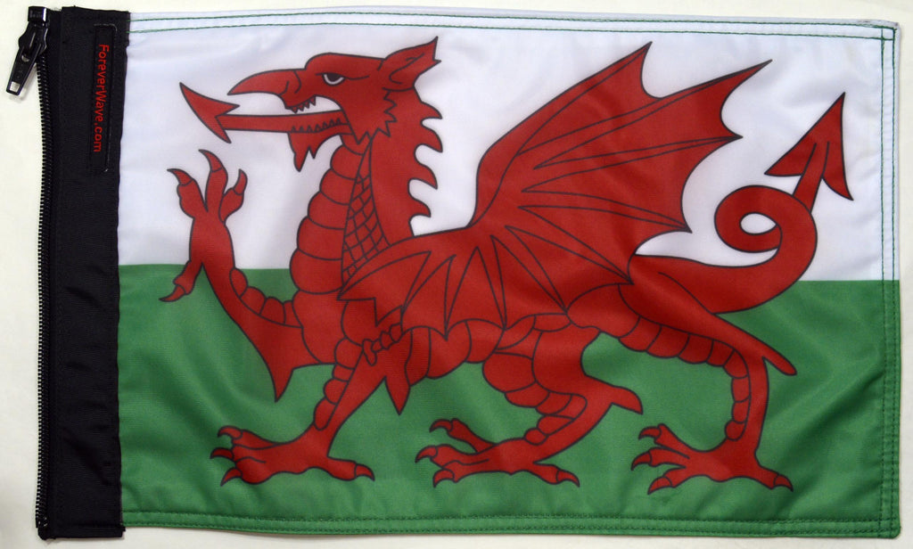 Forever Wave Car Flags of the World Wales Flag Forever Wave - 5068