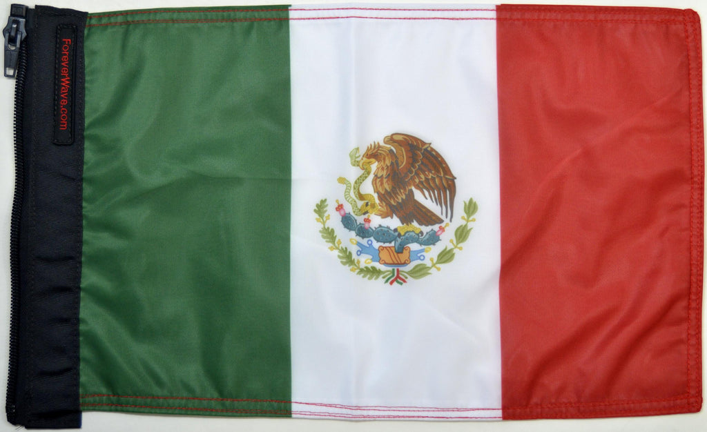 Forever Wave Car Flags of the World Mexico Flag Forever Wave - 5074