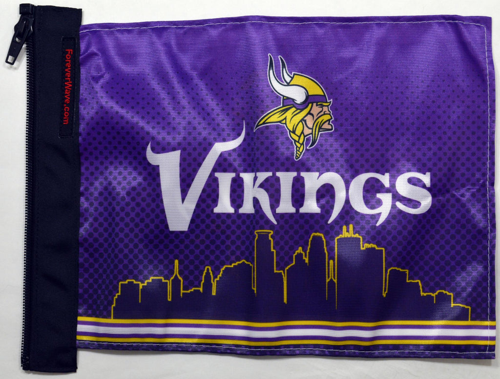 Forever Wave NFL Car Flags Minnesota Vikings Flag Forever Wave - 5077