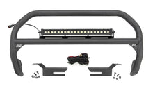 Load image into Gallery viewer, Rough Country Bumper Bull Bar Nudge Bar 20 Inch Black Series DRL Single Row LED 21-22 Ford Bronco 4WD Rough Country - 51047