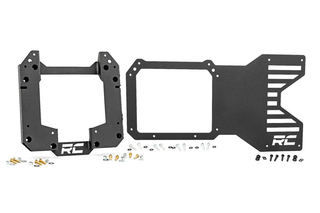 Rough Country Spare Tire Relocation Kit Spare Tire Relocation Tailgate and Reinforcement Bracket 21-22 Ford Bronco Rough Country - 51055