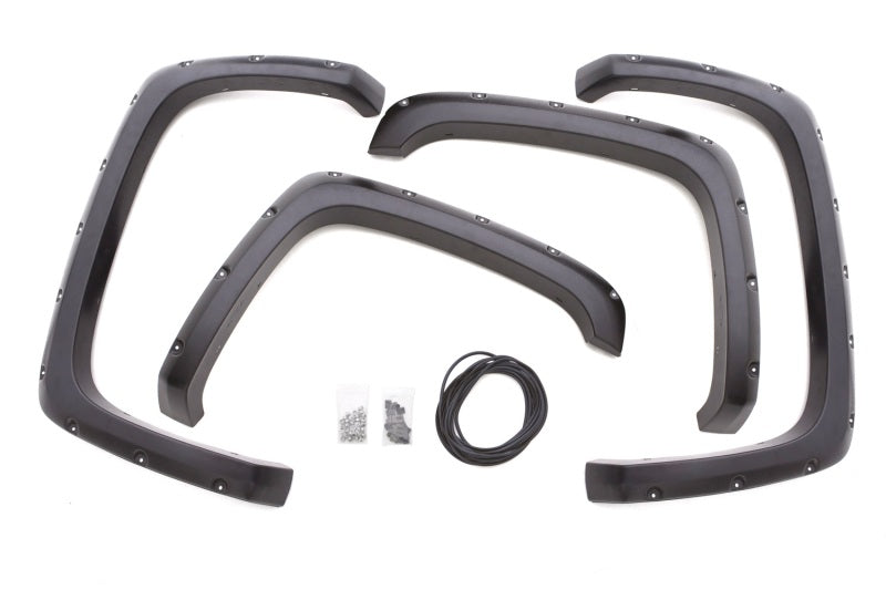 LUND Fender Flares Lund 99-07 Chevy Silverado 1500 RX-Rivet Style Textured Elite Series Fender Flares - Black (4 Pc.)