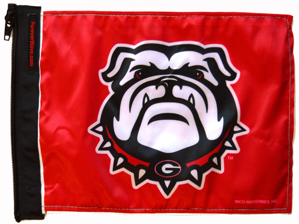 Forever Wave NCAA/College Car Flags Georgia Bulldogs Flag Forever Wave - 5110