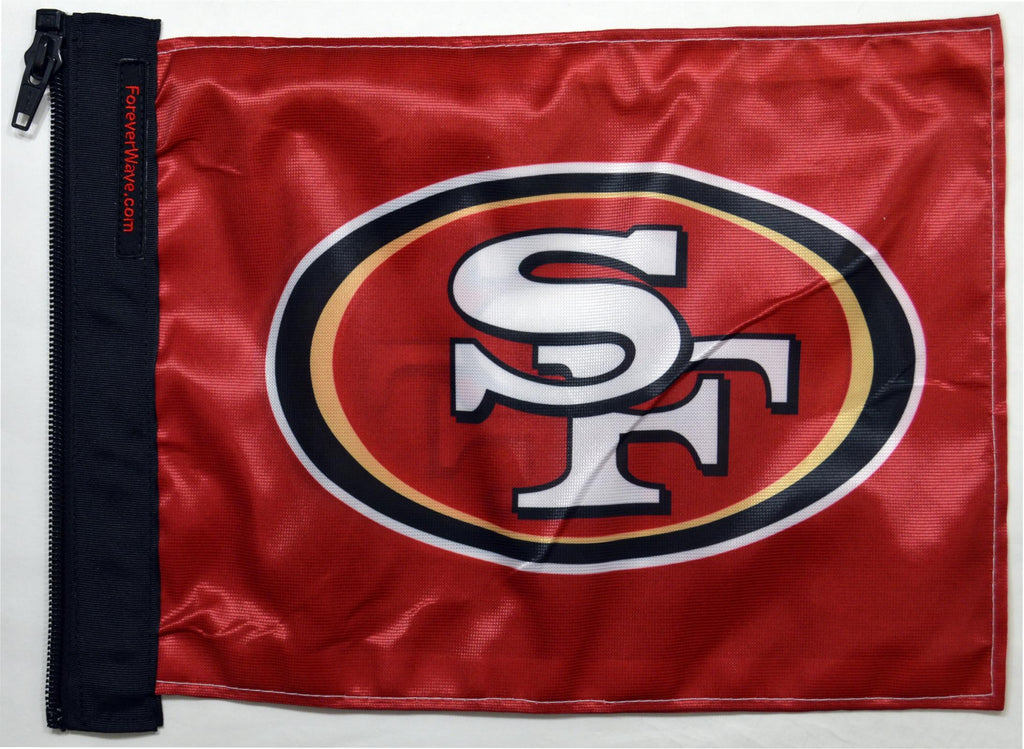 Forever Wave NFL Car Flags San Francisco 49ers Flag Forever Wave - 5112