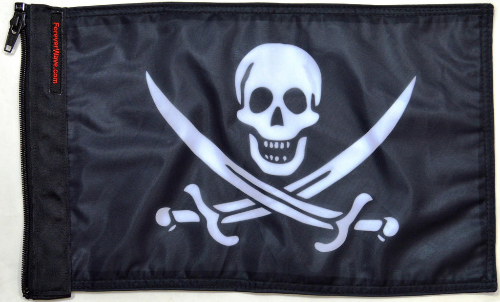 Forever Wave Pirate Car Flags Jack Rackham Flag Forever Wave - 5117