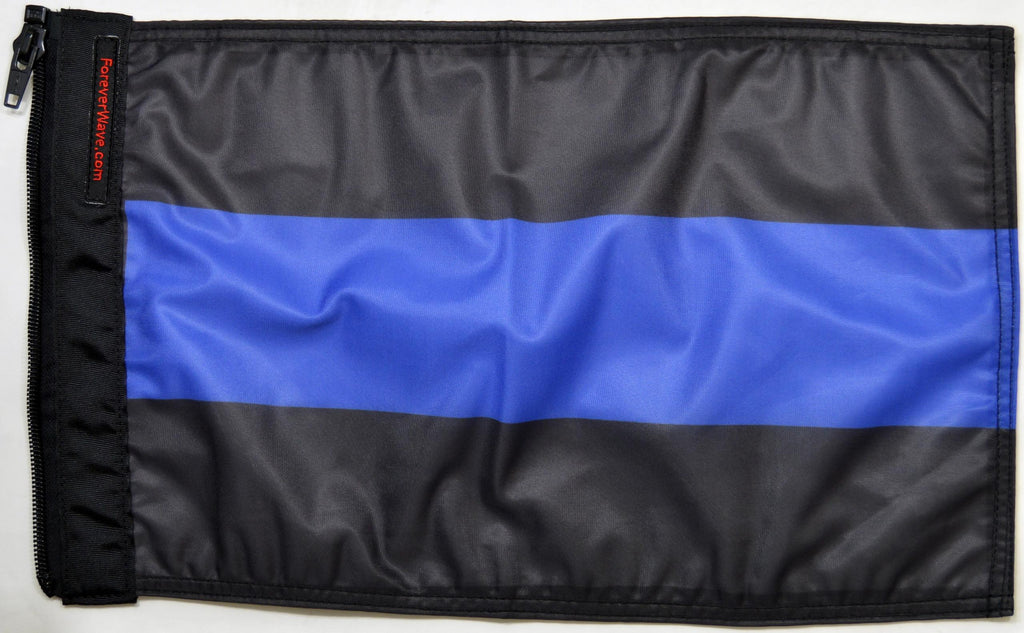 Forever Wave Military Car Flags Thin Blue Line Flag Forever Wave - 5118