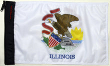 Load image into Gallery viewer, Forever Wave State Car Flags State Flag Illinois Forever Wave - 5130