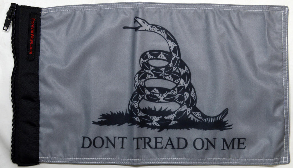 Forever Wave Historical Car Flags Gadsden Subdued Flag Forever Wave - 5135