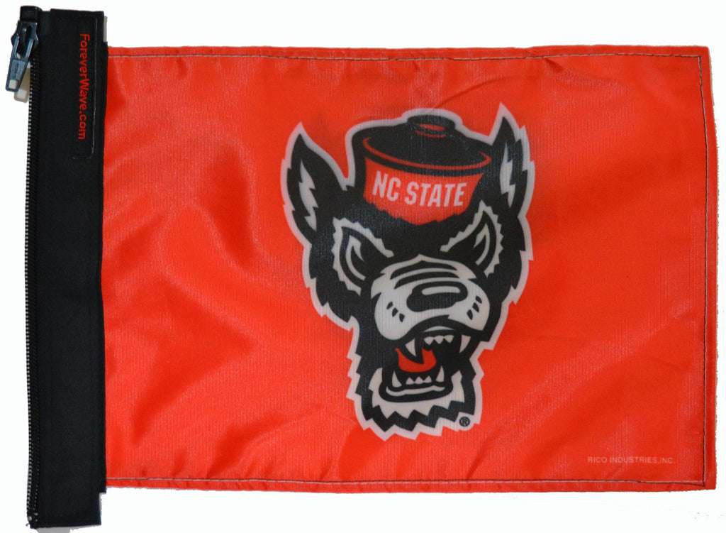 Forever Wave NCAA/College Car Flags North Carolina State Flag Forever Wave - 5149