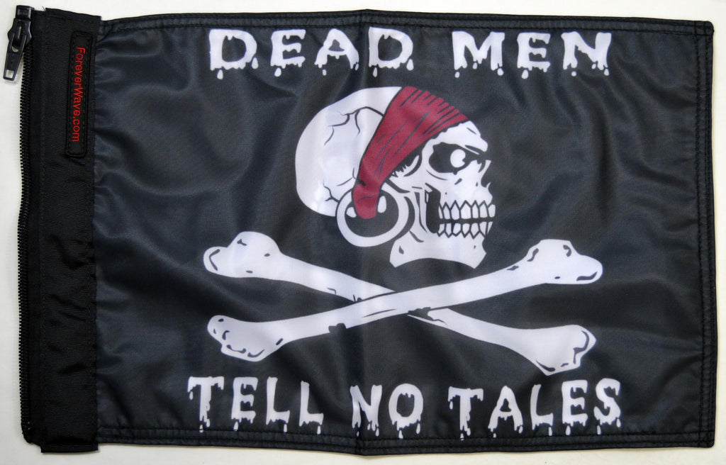 Forever Wave Pirate Car Flags Dead Men Tell No Tales Flag Forever Wave - 5155