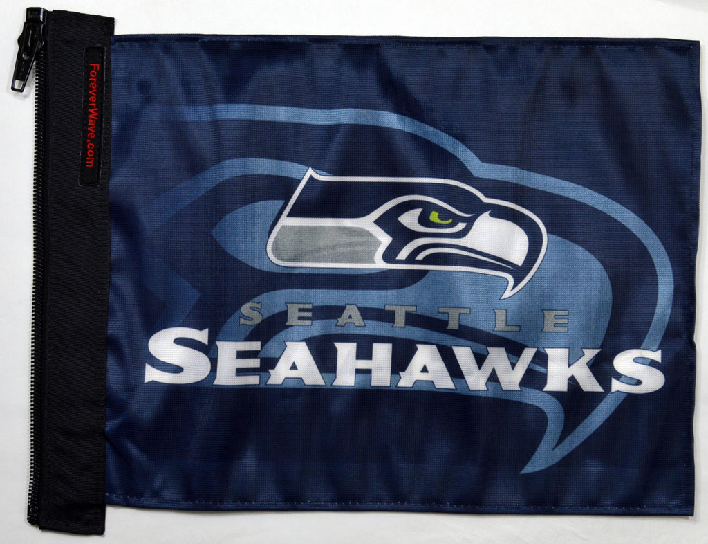 Forever Wave NFL Car Flags Seattle Seahawks Flag Forever Wave - 5163