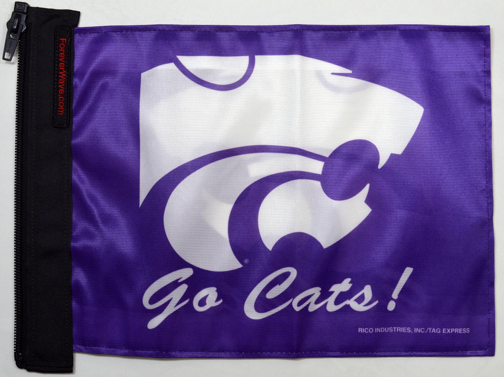 Forever Wave NCAA/College Car Flags Kansas State Flag Forever Wave - 5170