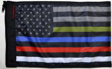 Load image into Gallery viewer, Forever Wave USA Car Flags USA Subdued Honor The 4 Flag Forever Wave - 5198