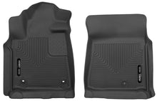 Load image into Gallery viewer, Husky Liners Floor Mats - Rubber Husky Liners 12-14 Toyota Tundra Pickup(Crew / Ext / Std Cab) X-Act Contour Black Front Floor Liners