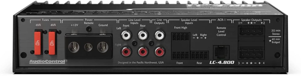 Stinger Off-Road Audio AudioControl LC-4.800 4/3/2 Channel High Power Amplifier with AccuBass