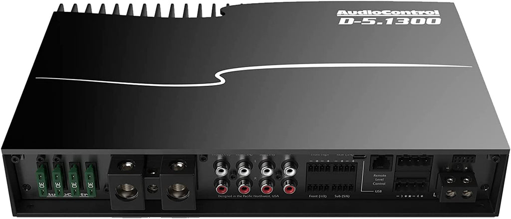 Stinger Off-Road Audio AudioControl D-5.1300 High-Power 5-Channel DSP Matrix Amplifer with Accubass