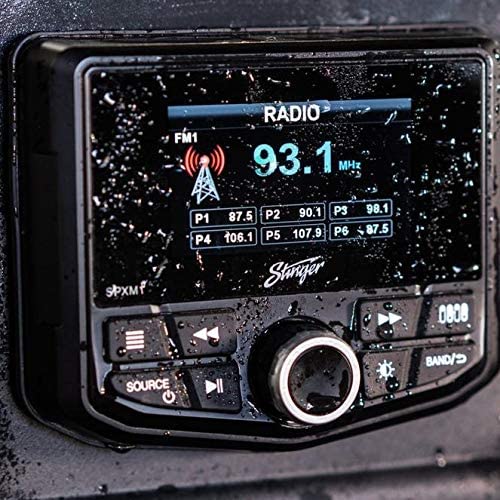 Stinger Off-Road Multimedia Marine & Powersports Weatherproof Multimedia Player - RADIO ONLY