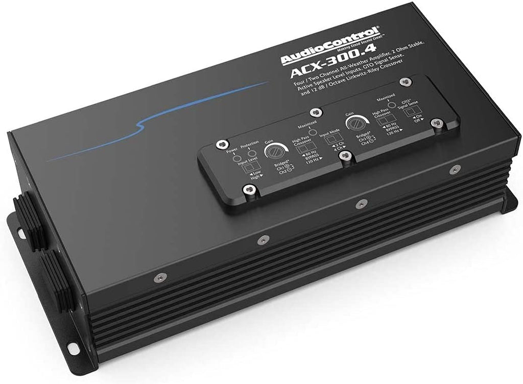 Stinger Off-Road Audio AudioControl ACX-300.4 Powersports / Marine All Weather 4-Channel Amplifier - (4 x 75 watts @ 2 ohms) & (4 x 50 watts @ 4 ohms)