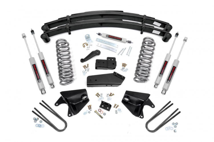 Rough Country Lift Kits 4 Inch Suspension Lift System 80-96 4WD Ford Bronco Rough Country - 520B30