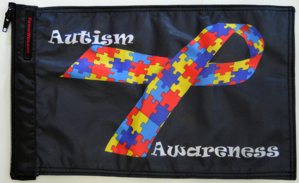 Forever Wave Specialty Car Flags Autism Awareness Flag Forever Wave - 5226