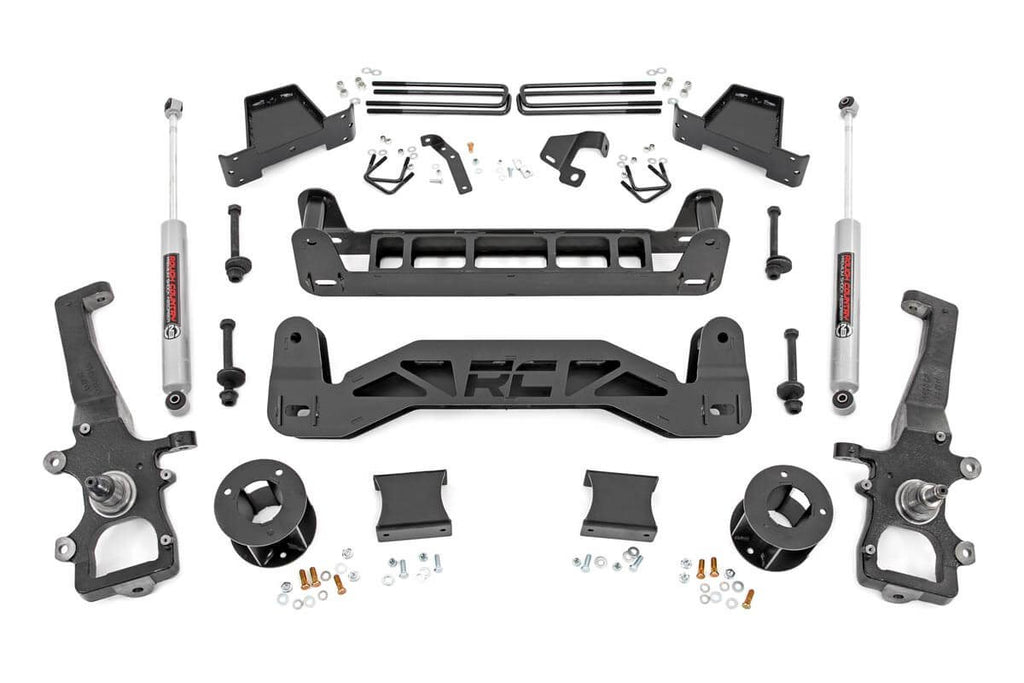 Rough Country Lift Kits 6 Inch Suspension Lift Kit Strut Spacers 04-08 F-150 2WD Rough Country - 52430