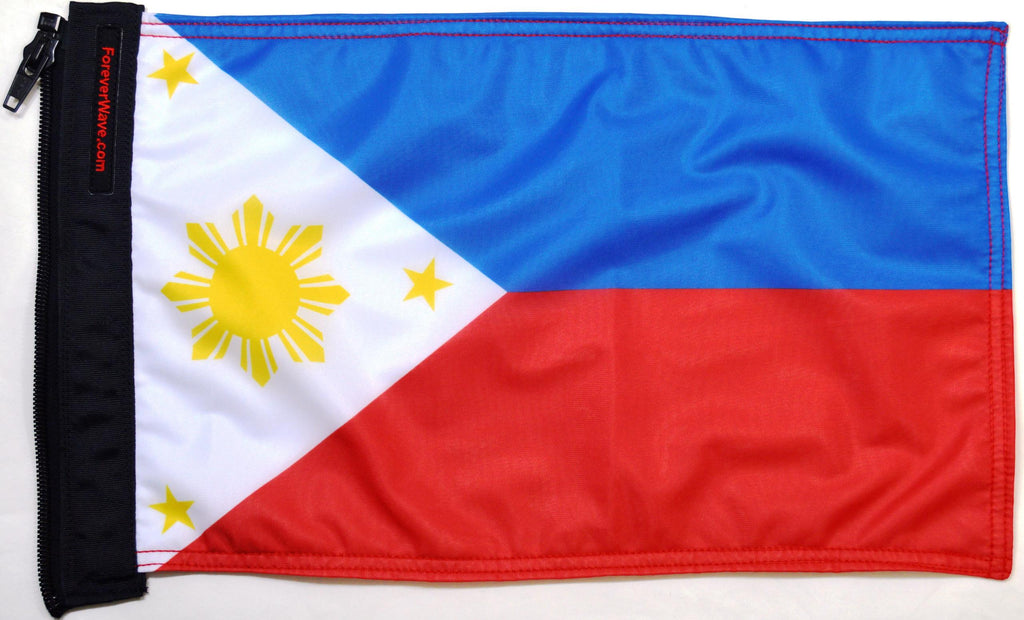 Forever Wave Car Flags of the World Phillippines Flag Forever Wave - 5268