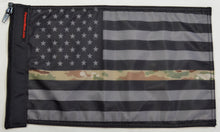 Load image into Gallery viewer, Forever Wave USA Car Flags USA Subdued Thin Camo Line Flag Forever Wave - 5279