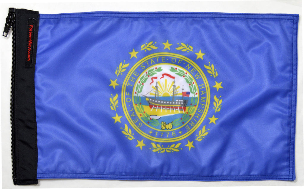 Forever Wave State Car Flags State Flag New Hampshire Forever Wave - 5282