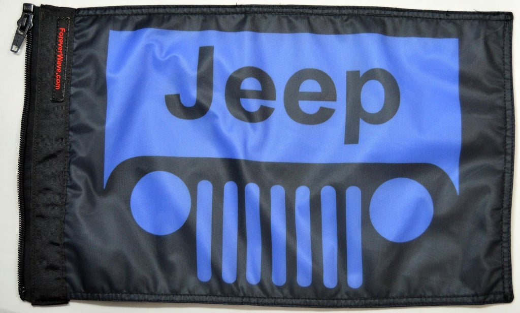 Forever Wave Specialty Car Flags Jeep Grill Flag Blue Forever Wave - 5288