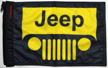 Load image into Gallery viewer, Forever Wave Specialty Car Flags Jeep Grill Flag Yellow Forever Wave - 5289