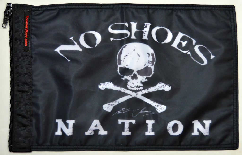 Forever Wave Pirate Car Flags No Shoes Nation Flag Forever Wave - 5291