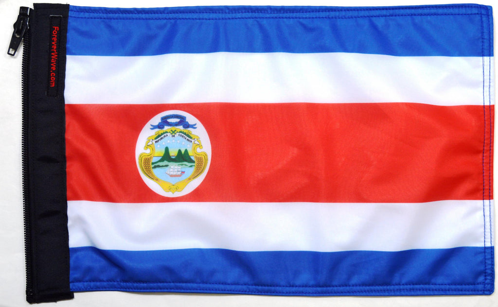 Forever Wave Car Flags of the World Costa Rica Flag Forever Wave - 5295