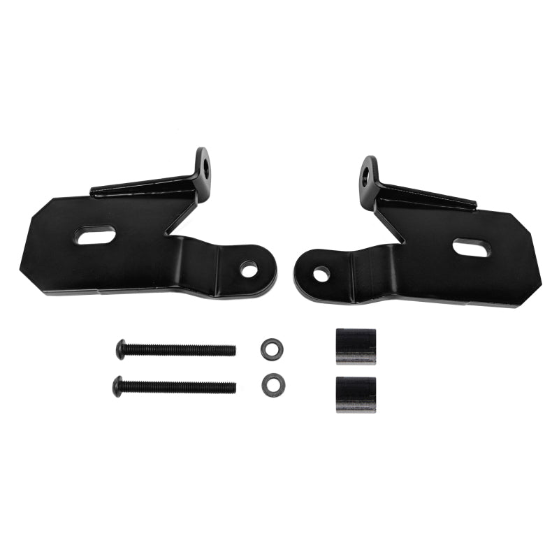 KC HiLiTES Light Mounts KC HiLiTES 18-19 Jeep Wrangler JL A-Pillar Light Mount Bracket Set (Pair) - Black